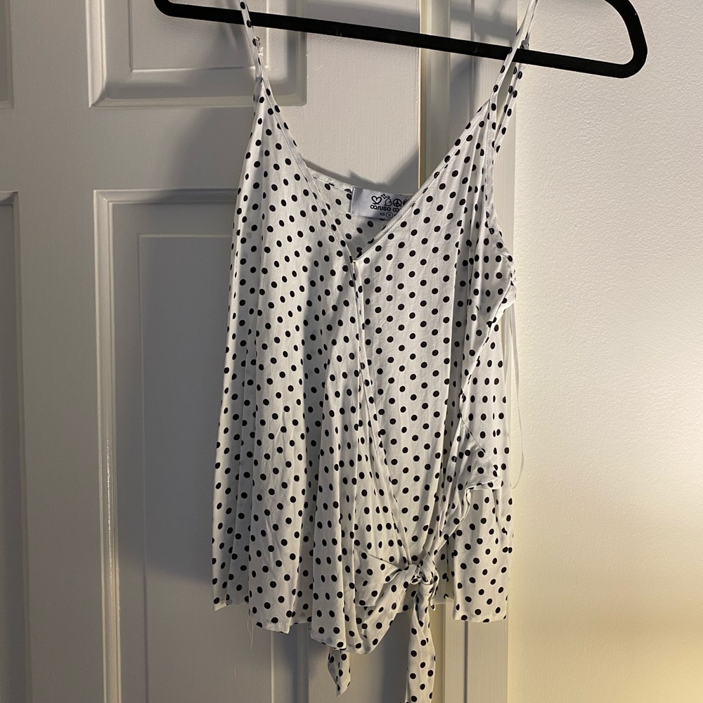 Polka dot blouse